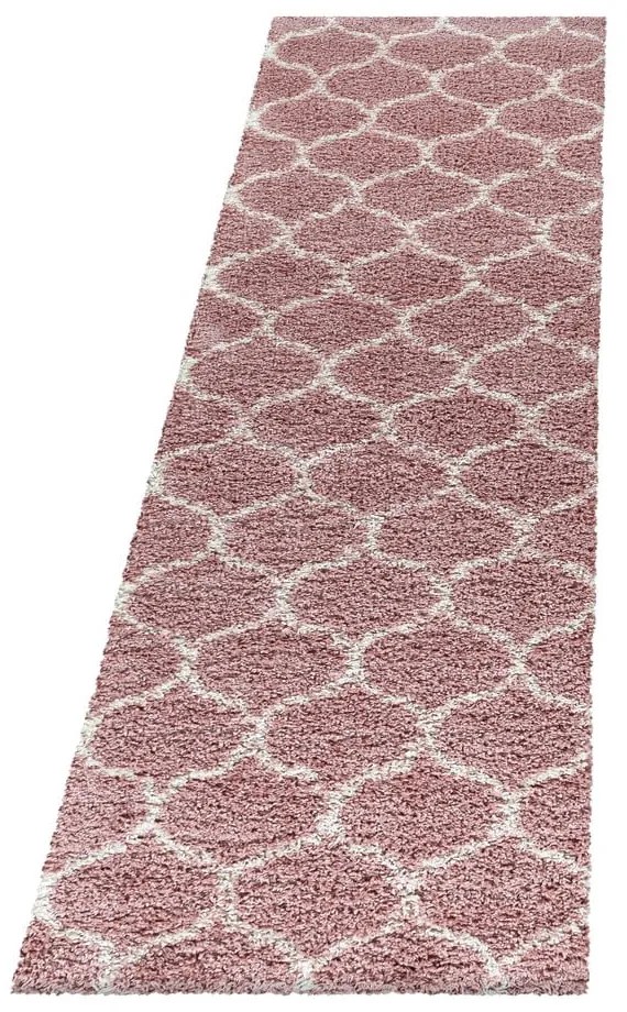 Covor tip traversă roz 80x250 cm Salsa – Ayyildiz Carpets