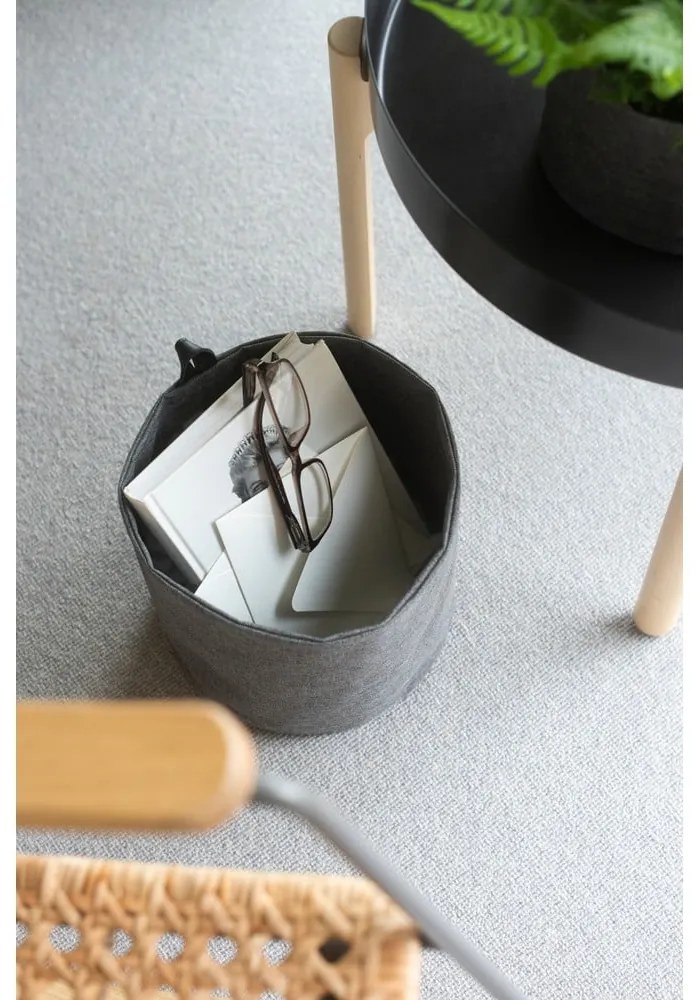 Coș de depozitare din material textil ø 20x20 cm Soft Storage – Bigso