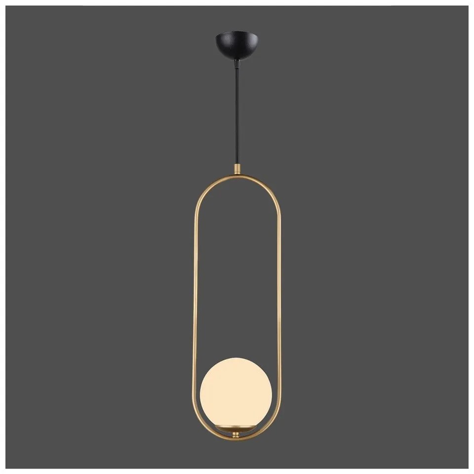 Lustră Squid Lighting Arch, înălțime 146 cm, auriu
