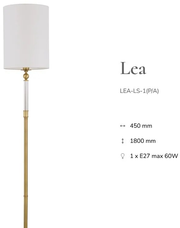 Lampa de podea LUX realizata manual Lea