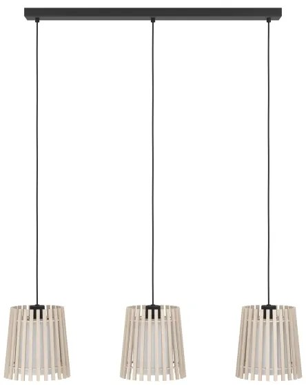 Lustră pe cablu Eglo 900903 FATTORIA 3xE27/25W/230V