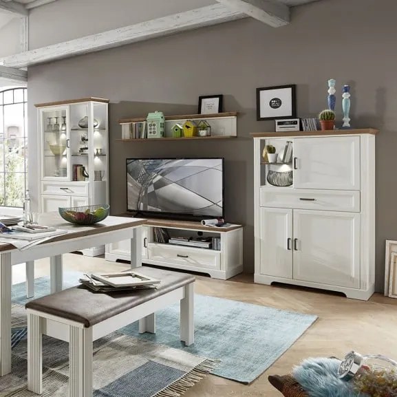Living Jasmine 82, Pin Alb si Pin Antic, 354 cm