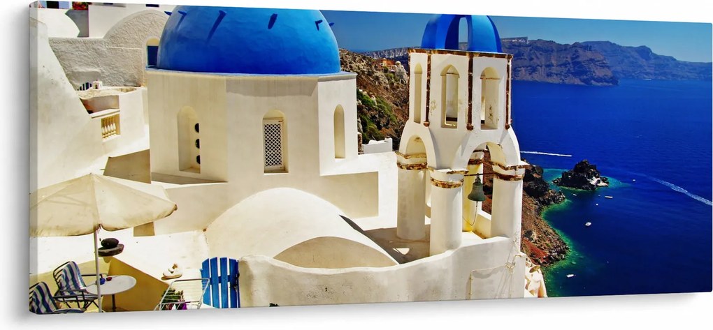 Tablou - Santorini, Grecia (120x50 cm)