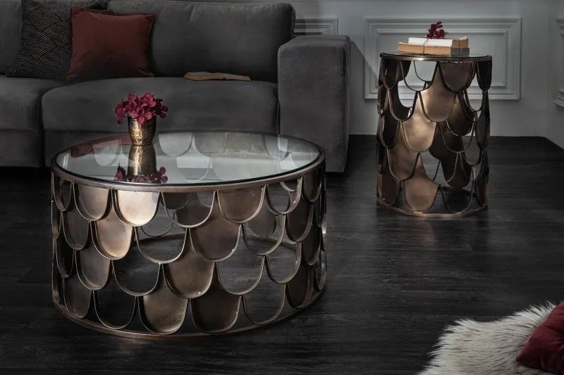 Masuta auxiliara design unicat Abstract 60cm