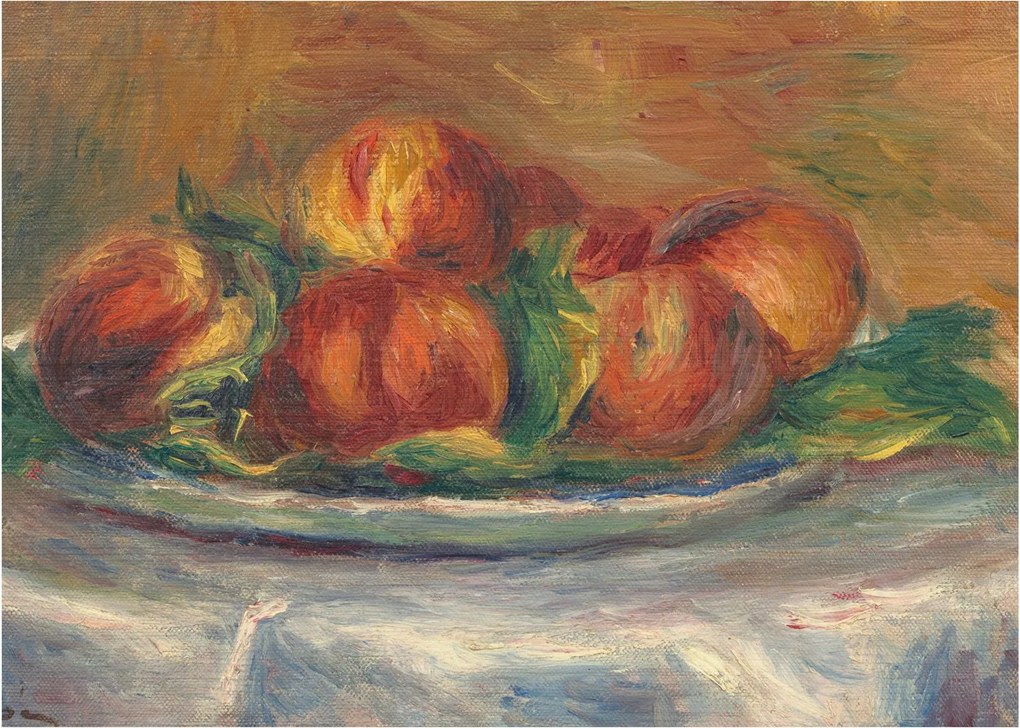 Tablou - Auguste Renoir, Peaches on a Plate, reproducere (70x50 cm)