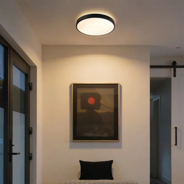 Brilagi - Lampă LED reglabilă GLASS POOL DOUBLE LED/48W/230V 40 cm neagră + telecomandă