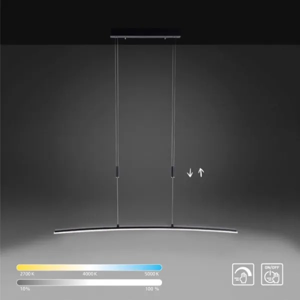 Lustră LED pe cablu dimabilă JANINA LED/27W/230V Paul Neuhaus 2530-13
