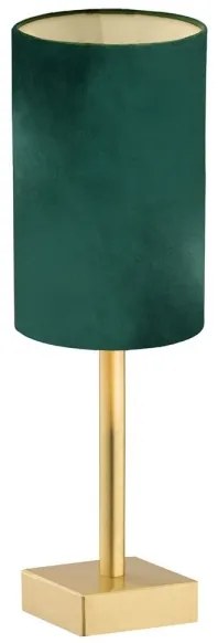 Lampă de masă ABRUZZO 1xE14/7W/230V alamă/verde Argon 8108