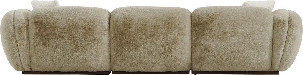 Canapea dumonde cu sezut confortabil din spuma high-density Eternity 318x112 cm