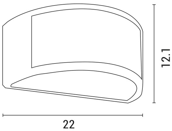 Aplică de exterior 1xE27/10W/230V IP54 gri