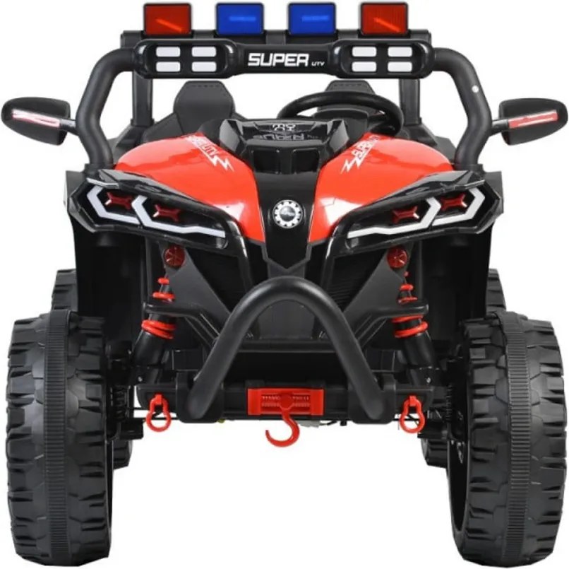 Masinuta Electrica cu acumulator pentru copii NOVOKIDS™ Super Beasty Buggy UTV , 2 locuri, Cu faruri luminoase, Telecomanda, 3-9 ani , max 30 kg ,