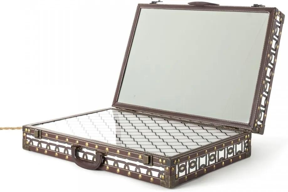 Oglinda dreptunghiulara LED 60,5x41 cm Lighting Suitcase Seletti