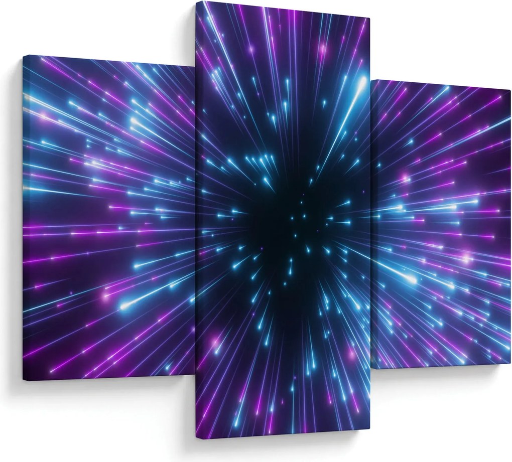 Tablou - Spațiu neon (90x60 cm)