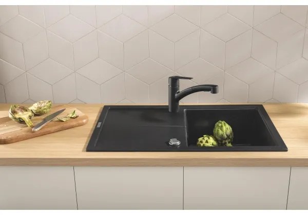 GROHE 303072431 - Baterie pentru chiuvetă START, 185 × 227 mm, neagră