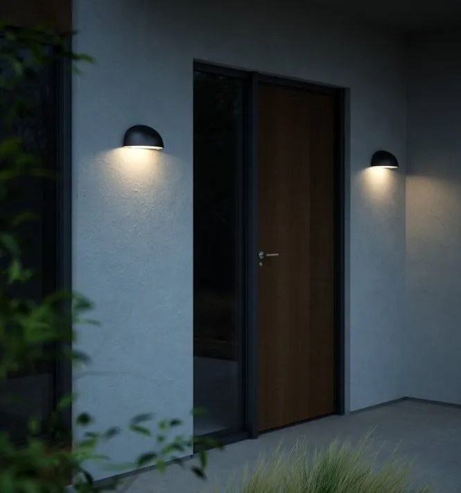 Aplica de perete iluminat exterior IP44 Scorpius Maxi Black