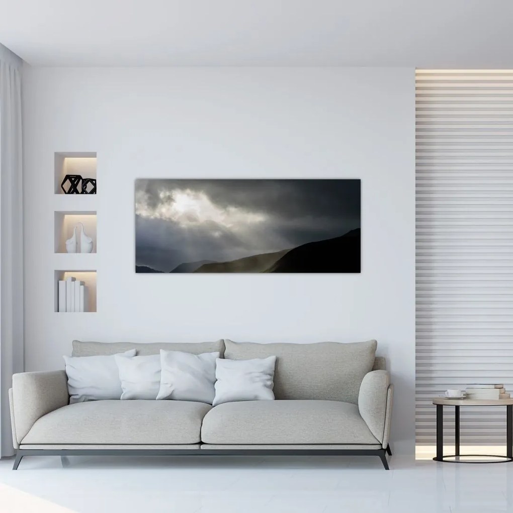 Tablou cu furtuna în apropiere (120x50 cm)