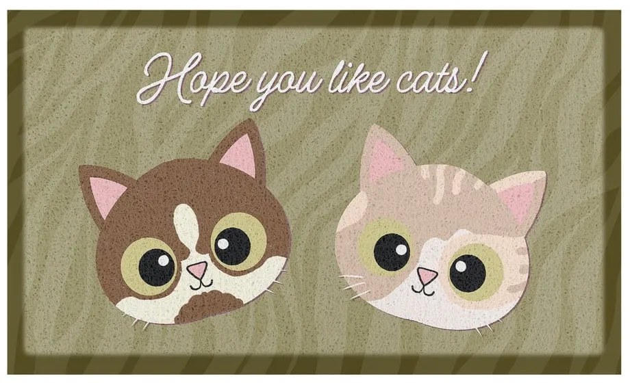 Covoraș de intrare 40x70 cm Hope You Like Cats – Artsy Doormats