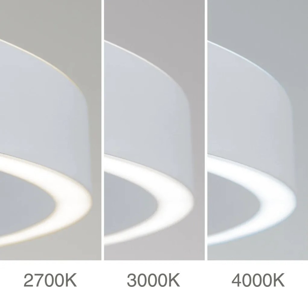 Lustra LED circulara iluminat sus si jos KOLK alb 60cm