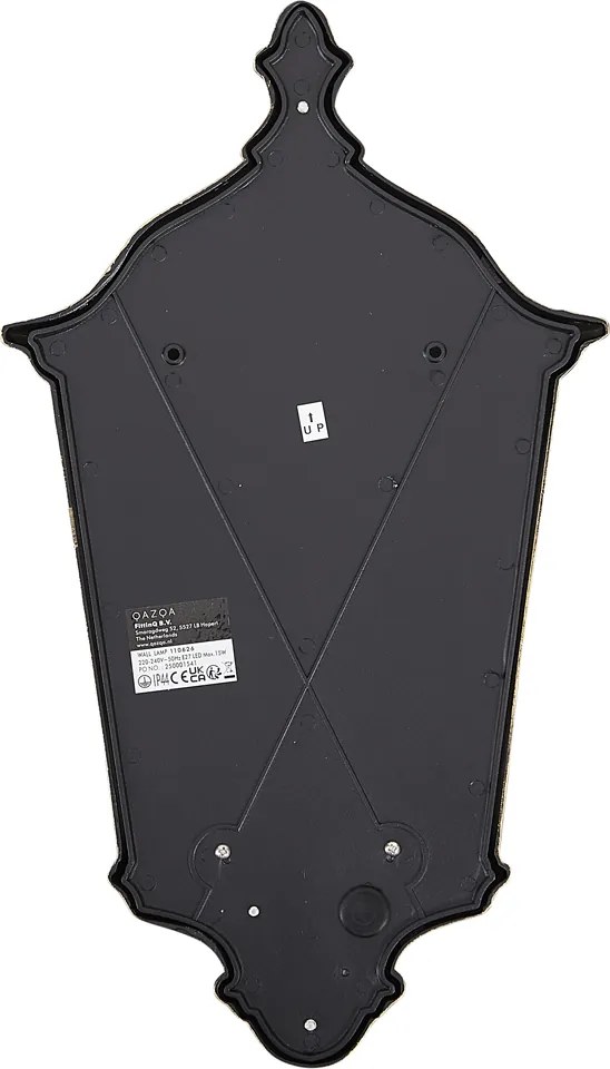 Felinar clasic de perete pentru exterior, auriu antic, IP44 - Havana Half