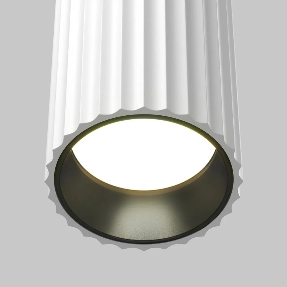 Pendul cu Spot GU10 stil minimalist Calipso alb