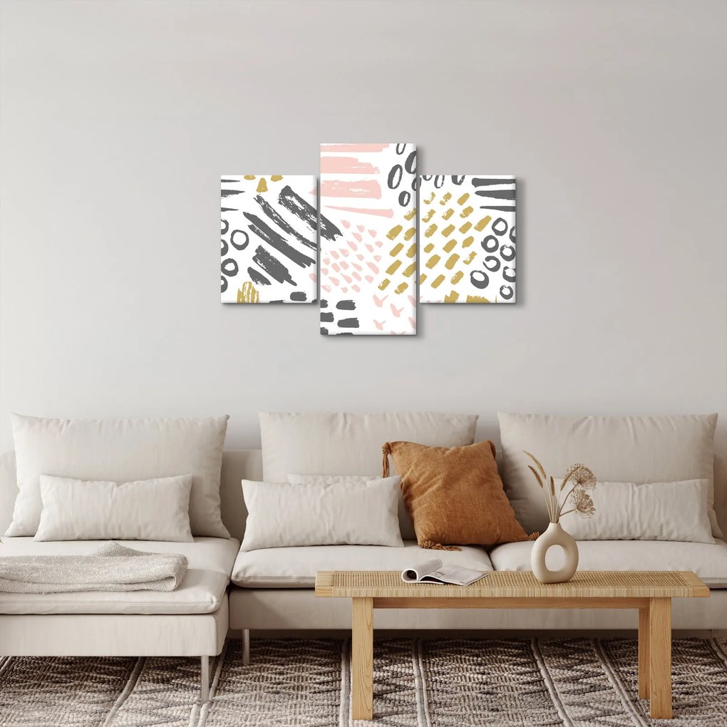 Tablou - Accidente vasculare cerebrale abstracte (90x60 cm)