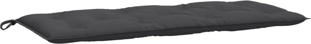 vidaXL Pernă bancă de grădină, melanj antracit, 120x50x7 cm, textil