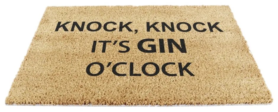 Covoraș de intrare din fibre de nucă de cocos 40x60 cm Gin O'Clock – Artsy Doormats