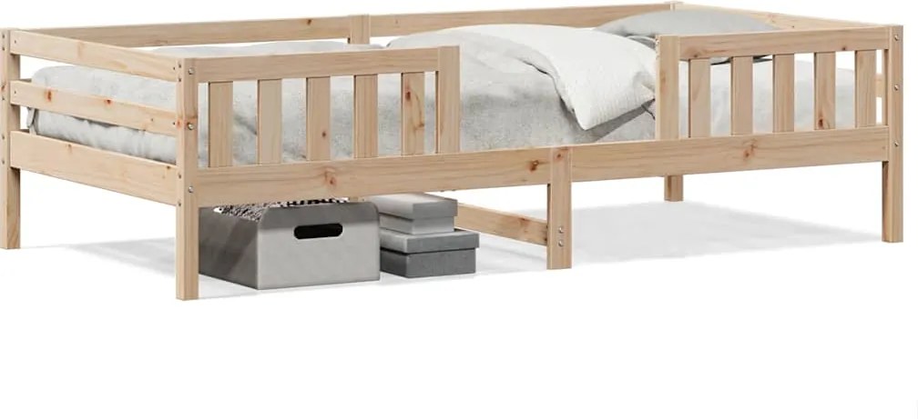 vidaXL Cadru de pat fără saltea, 80x200 cm, lemn masiv de pin