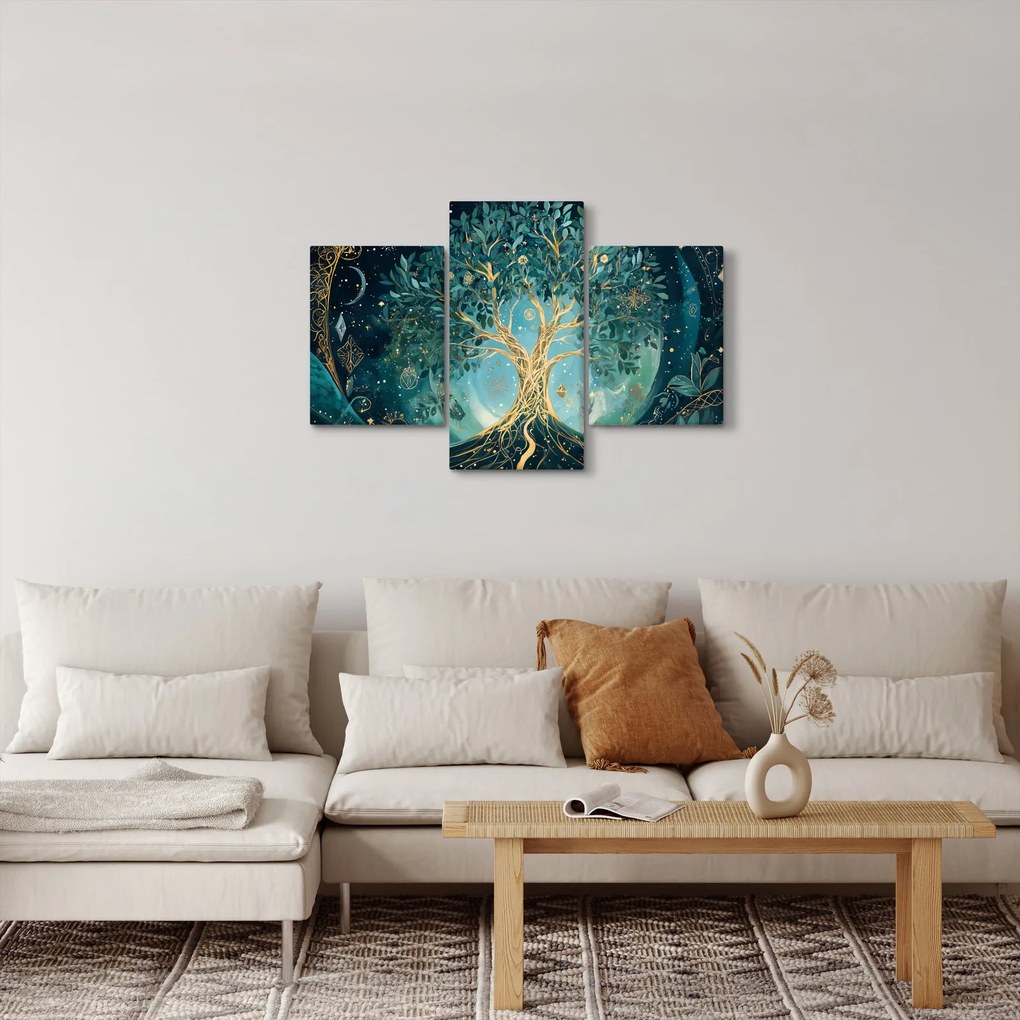 Tablou – Arborele vieții în univers (90x60 cm)