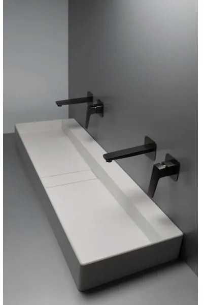 Deante BQL_N54L - Baterie lavoar încastrată BLUR, negru