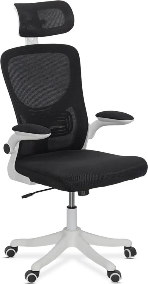 Scaun ergonomic OFF 336 negru, mesh și brațe rabatabile