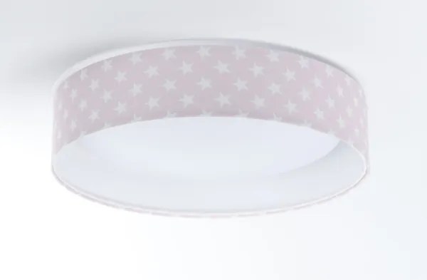 LED Lampă Reglabilă GALAXY KIDS LED/24W/230V stele roz/alb + DO