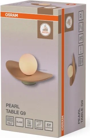 Osram - Lampă de masă DECOR PEARL 1xG9/5W/230V bej