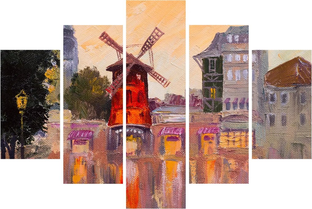 Tablou - Moulin rouge, Paris, Franța (150x105 cm)