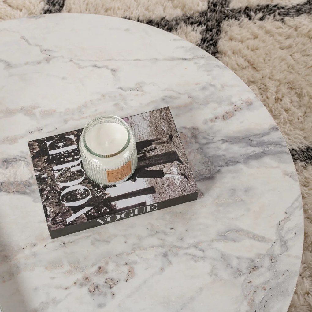 Masă de cafea Orion Freesia Marble