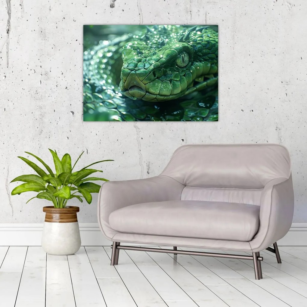 Tablou - Portret de șarpe (70x50 cm)