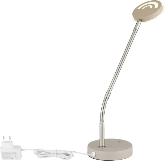 Globo 58504TSA - Lampă de masă cu dimmer tactil SILVIO LED/6,5W/230V bej