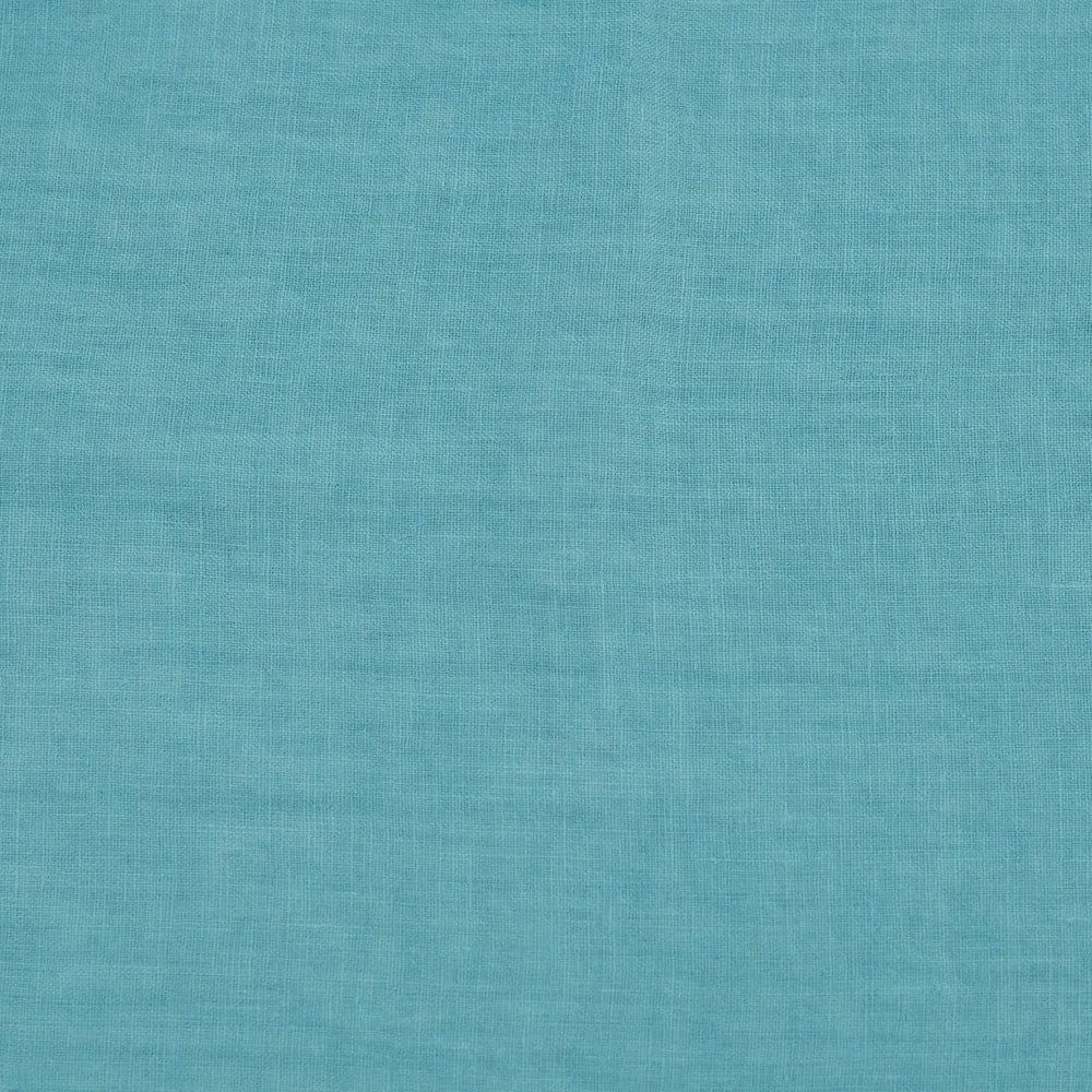 Draperie turcoaz din in 140x200 cm Coastal Blue – Linen Tales