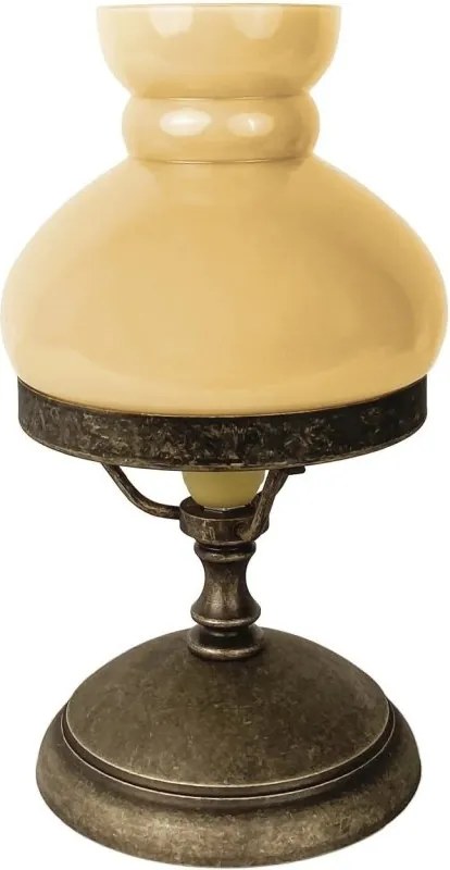 Veioza din alama stil nautic clasic Belle Epoque chihlimbar