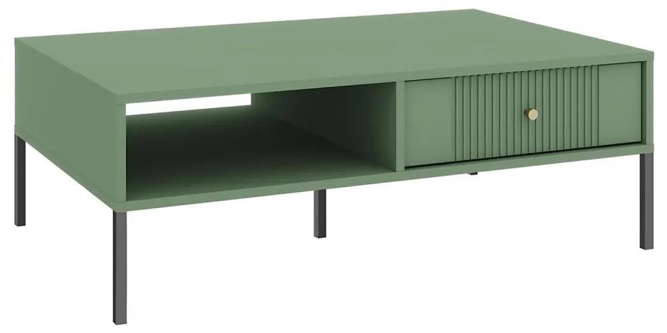 Masă de cafea LUE verde/negru