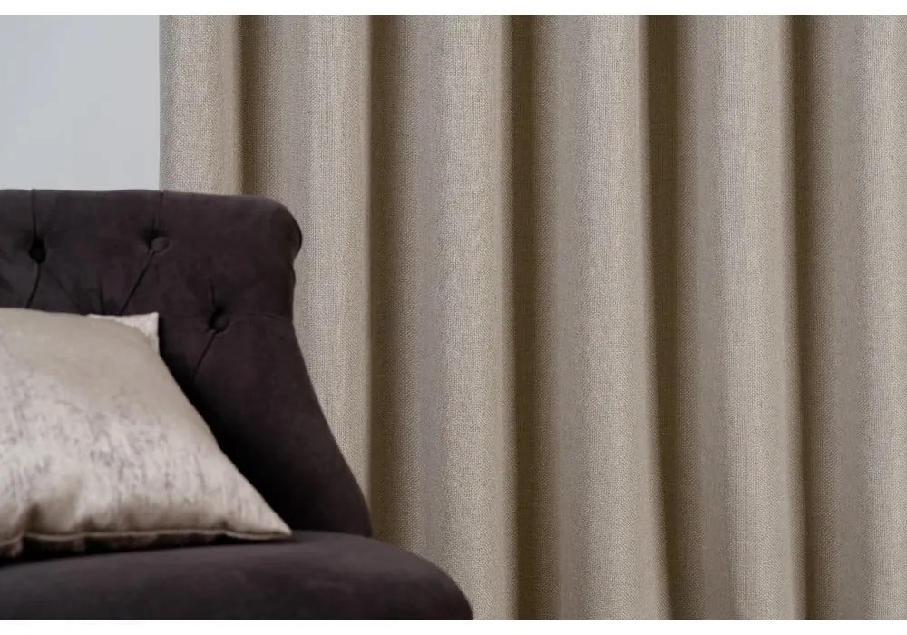 Draperie bej 140x260 cm Avalon – Mendola Fabrics