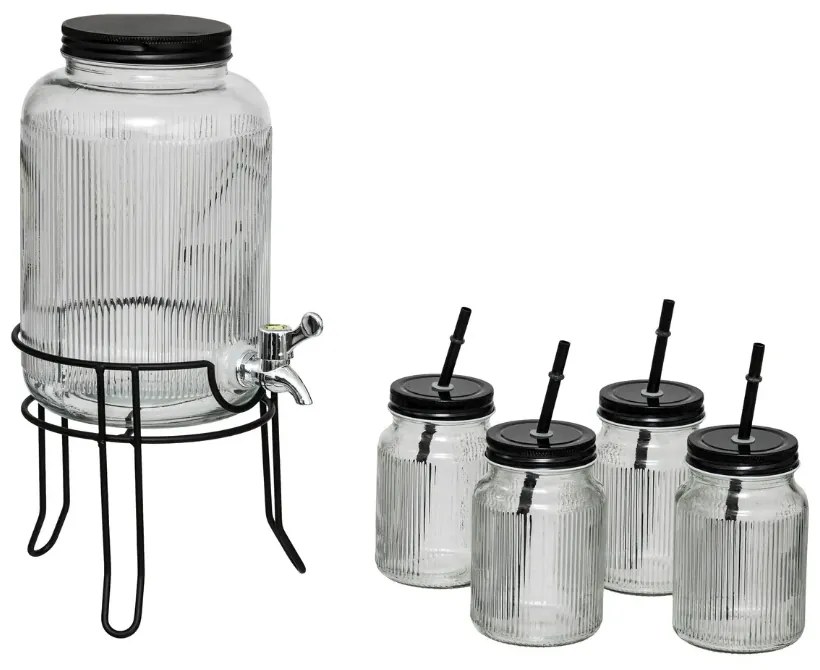 Set Limonada Artblack, 4 litri, sticla, 5 piese