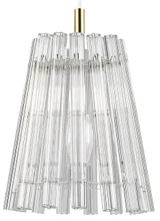 Lustră pe cablu Zuma Line P0547-01H-F9AC BACH 1xE14/40W/230V auriu