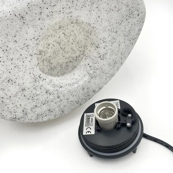 Lampă decorativă de exterior LUMISTONE, 1xE27/15W/230V, IP65, Ø 38 cm