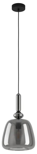 Lustră pe cablu Eglo 39997 BOVINO 1xE27/40W/230V fumuriu