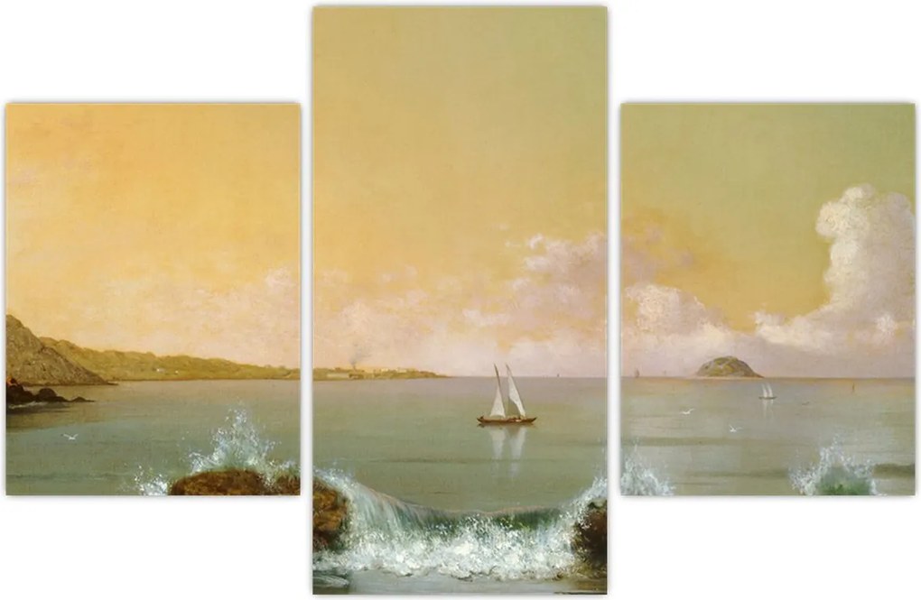 Tablou - Martin Johnson Heade, Rio de Janeiro Bay, reproducere (90x60 cm)