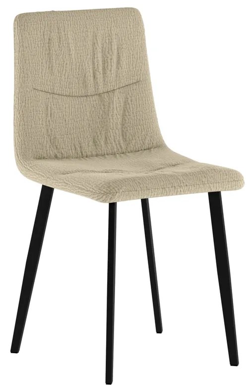 STONES Scaun acoperit cu material textil ușor de curățat.  Picioare din metal vopsit46cm X 55cm H. 87.5cm | Aosom Romania