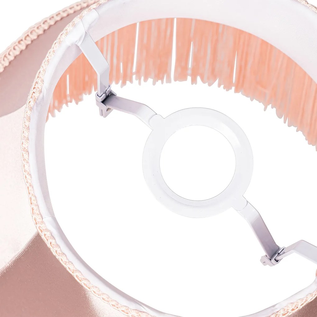 Abajur din stofă roz 30 cm - Granny