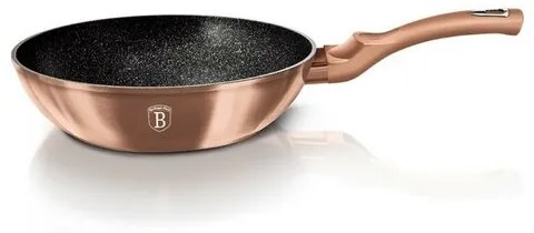 Tigaie Berlinger Haus Wok Rosegold Metallic Line ,28 cm