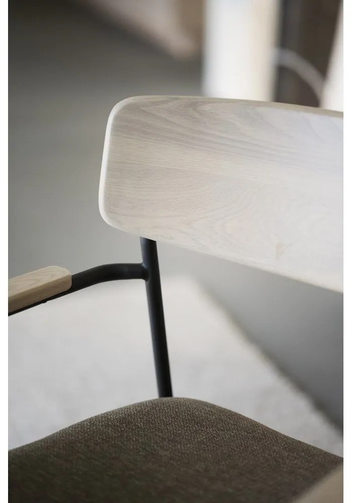 Scaune de dining bej/natural 2 buc. Maymont – Rowico